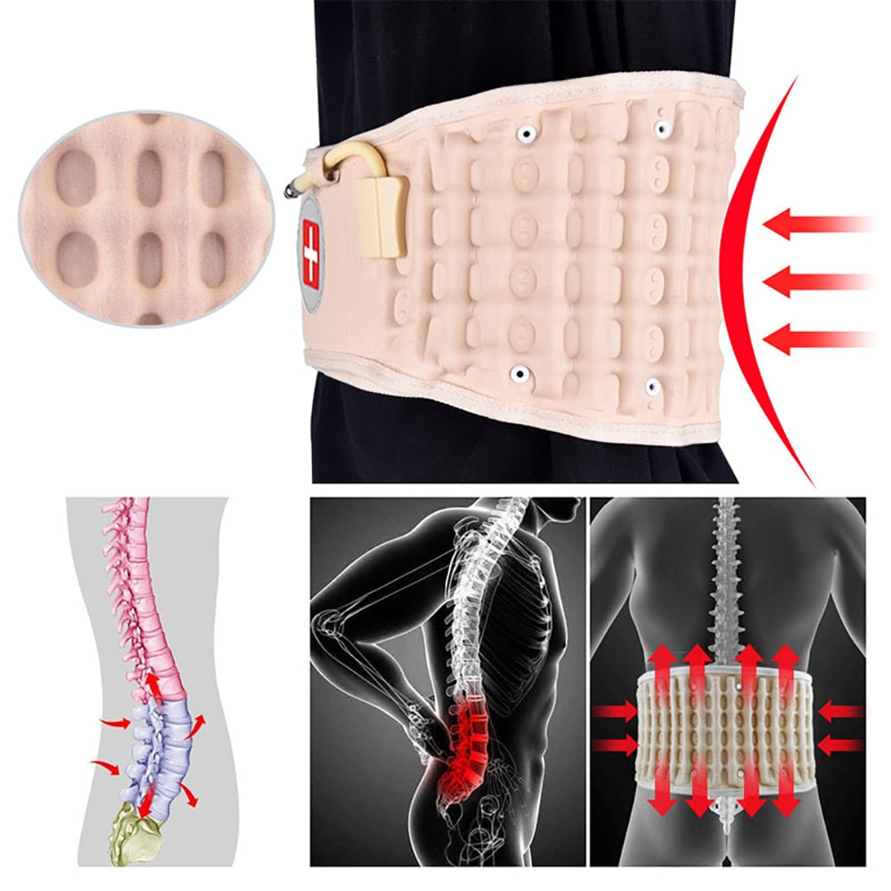 Back Decompression Belt Lumbar Support for Back Pain Relief lumbar disc herniation lumbar traction belt lumbar traction device